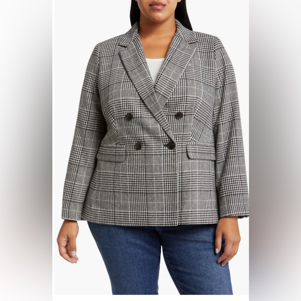 New Madewell Violet Alfa Wool Blend Blazer - Picture 3 of 7